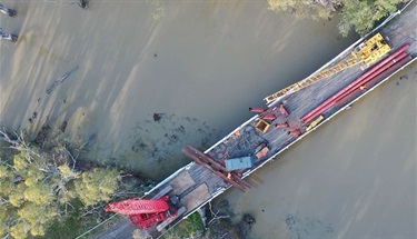 Wrights Bridge aerial - progress