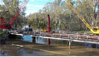 Wrights Bridge aerial - progress