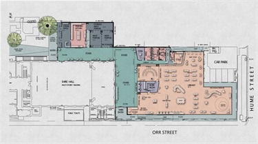 Yarrawonga Library Floor Plan